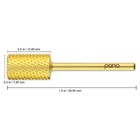 Usa Professional 3 32  Big Pink   White Nail Drill Carbide Bit-  gold  Medium 