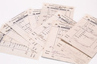 1921 Prohibition Ph Schneider Brewing Trinidad Co Receipts 12 Pcs