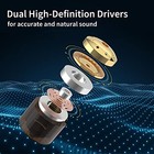  Professional In Ear Monitor Headphones For Singers Mmcx Pro Clear Colorful