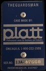 Platt Guardsman Shipping Case     Heavy   duty Protective Equipment Case     Used