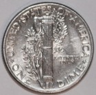 1944-p Mercury Dime - Bu -  3839n - Free Shipping