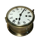 Vintage Ships Bell Clock Schatz Wind Up Mechanical W Germany Running  no Key 