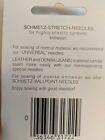 Schmetz Sewing Machine Needles Stretch Size14 130 705 Hs 5pk Made In Germany  