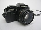 Vtg Minolta X-700 Slr 35mm Film Camera W  3 Lenses Vivitar 550fd Flash As Is