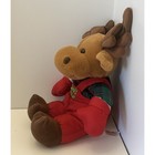 Dan Dee Moose Christmas Santa Helper Collectors Choice Stuffed Animal Plush Toy