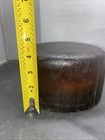 Vintage Wooden Hat Block     Crown Mold     Millinery Form Size 6 1 8