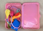 Fisher Price Pink Medical Kit Doctor Play Set Case   Tools Toys R Us Exclusive