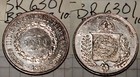 Brazil Brasil 1863 Silver 1000 Reis Extrafine-uncirculated Coin Br6301