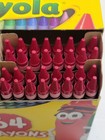 64ct Crayola Crayons  red Violet  Single Color Bulk Lot Wax Melting Crafts