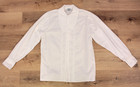 Vtg 80s 90s Lot Of 3 Laura Ashley White Button Down Tops S m Blouse   Shirt Lot