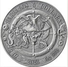 Barbados Queen Anne s Revenge High Relief 2 Oz Silver Coin Limited Mintage 1500