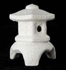 Miniature Japanese Ceramic Pagoda For Bonsai  Zen Garden - 2 25 x 2 25 x 2 75 