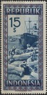 Indonesia Republic 1948 49  25 25 c2 c4 c20 co3 co6  10s-50s  Mint Hinged