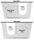 Left Hand Or Right Hand Shower Tray  For Campervan Thetford C223   C224 Toilets