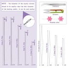 58 Pcs Beading Needles For Jewelry Making  Big Eye No 
