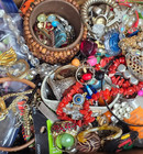 6 Lb Vintage Modern Costume Jewelry Lot Craft Wear Resell Lot 7085