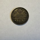 1913 Canadian 5 Cent Silver Coin King George V Ungraded Uncertified Latin Script