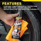 Meguiar s G13919 Hot Shine Tire Foam  Aerosol Tire Shine For Glossy  Rich Black 
