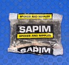 Sapim Polyax Brass Nipples Black - 14mm X 2mm  14g  - 100 Pcs   Scratch n dent