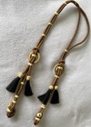 Wonderful Unused Vintage Braided Headstall bit Or Bosal Hanger rawhide horsehair