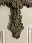 Cast Iron Brown Wall Hanging Cross Crucifix Religious Decor Home Decor