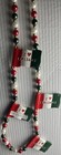 Mardi Gras Flag Necklace Italy Neck-bead St Joseph s Day  i Love Italians  Amore