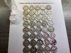 1 Roll Of 40 Washington Silver Quarters With P d Mints Circulated 010326 25aek