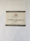 Vintage Wine Label Chateau Bouscaunt Bordeaux 1944 Latrille   Co