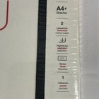 Leuchtturm 1917 A4  Master Blank Hardcover Notebook Black 123 Pg New W Shelfwear