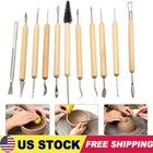 22pcs Pottery Clay Sculpting Tool Set Wooden Handle Ceramic Carving Shaping Tool