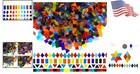 Modern Mosaic Art Tiles - 1600 Transparent Glass Pieces For Crafts Enthusiasts