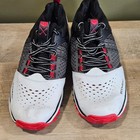 Boombah Turf Shoes Men s Size 14 Bm17073 White Black Red Baseball Softball
