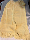 Antique   Vintage Doll Clothing Lot 6 Dresses Sheer Lace Needlework Home Made