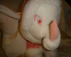 Disney Store Exclusive Snowball Pink White Dumbo Plush Soft Toy Stuffed 11 