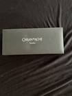 Caran Varius Rubracer D ache Fountain Pen - F - New Black Guillochage   Rhodium