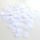 Sequins Transparent Crystal Iris Daisies flowers 6 Petals 15mm  100 Pieces