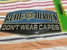 Real Heroes Don   t Wear Capes   Pro Police Officer Wall Plaque sign  Guardians