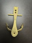 Vintage Door Knocker  Solid Brass  Ship s Anchor Made In Great Britain