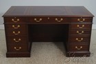 73033  Henkel Harris Moore Leather Top Executive Desk