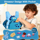3 In 1 Toddler Harness Leash   8 2ft Anti Lost Wrist Link  Cute Dinosaur Kids Sa