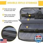 Kalkal 36  42  Double Rifle Case Thickened Soft Long Rifle Bag  Portable Tact