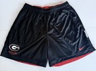 Nike Dri-fit Georgia Bulldogs Reversible Basketball Shorts Red Black Sz Large