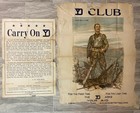 Original Ww1 Era United States Poster Lot Of 2 26 Yankee Division Club 40   x30