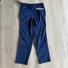 Nwt Adidas Mens Navy Team Issue Open Hem Track Pants Size S