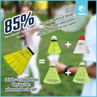 Badminton Birdies - Nylon Or Plastic Bedminton Shuttlecocks For Softball base   