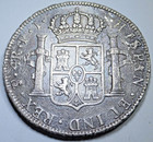1808 Xf-au Spanish Bolivia Silver 4 Reales Antique 1800s Us Colonial Pirate Coin