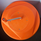 Dynamic E002 Commercial Manual Salad Spinner  5 Gallon Capacity  Sd92  Orange