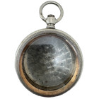 Antique 18 Size Illinois Coin Edge Pocket Watch Case Nickel Silver American