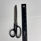 Vintage Wiss Inlaid Scissors Steel Forged No 38 Tailor Shears Seamstress Black