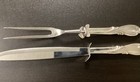 International Sterling Silver Carving Set  Rhapsody Pattern